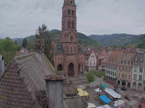 Place du Marché, Munster, France Live Webcam