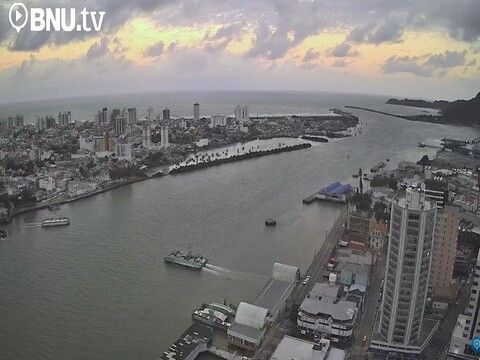 Canal do Porto, Itajaí Live Webcam, Brazil