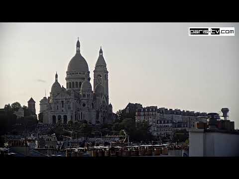 Sacré-Cœur Basilica, Paris, France online webcam