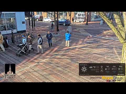 Church Street Marketplace webcam, Burlington, Vermont