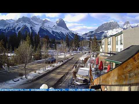 Policeman's Creek Webcam, Canmore, Canada