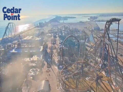 Cedar Point Park Webcam, Sandusky, Ohio