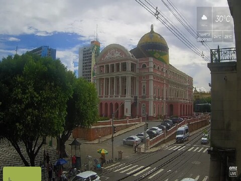 Teatro Amazonas Webcam, Manaus, Brazil