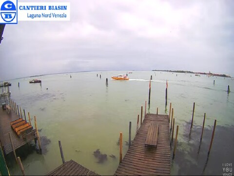 Biasin Shipyard, Laguna Nord Webcam, Italy