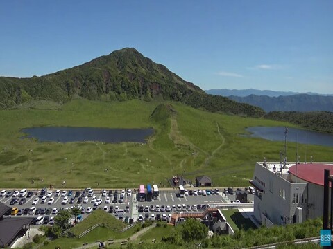 mount nakadake japan